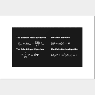 Theoretical Physics Equations Posters and Art